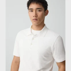 Bron Polo Shirt in Cosmos Slub Cotton