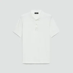 Bron Polo Shirt in Cosmos Slub Cotton
