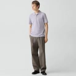 Bron Polo Shirt in Cosmos Slub Cotton