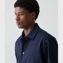 Button-Up Jacket in Moonsoft Cotton