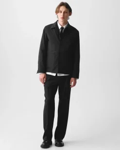 Button-Up Jacket in Motion Nylon