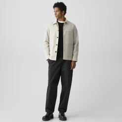 Button-Up Jacket in Motion Nylon