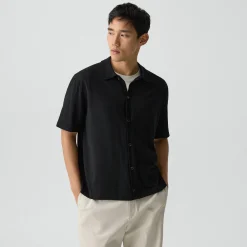 Button-Up Sweater in Regal Wool