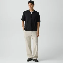 Button-Up Sweater in Regal Wool