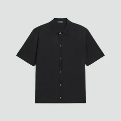 Button-Up Sweater in Regal Wool