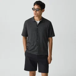 Button-Up Sweater in Regal Wool