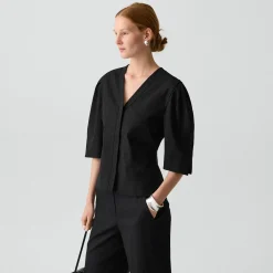 Button-Up Top in Good Linen