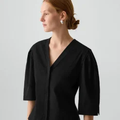 Button-Up Top in Good Linen