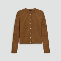 Cable-Knit Cardigan in Cashmere