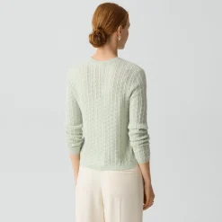 Cable-Knit Cardigan in Cashmere