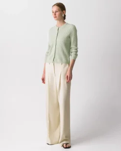 Cable-Knit Cardigan in Cashmere
