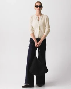 Cable-Knit Cardigan in Cashmere