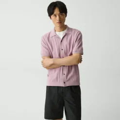 Camp Collar Shirt in Cotton Light Twist