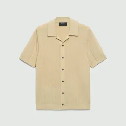 Camp Collar Shirt in Cotton Light Twist