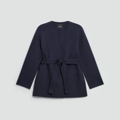 Cardigan Jacket in Double-Face Wool-Cashmere