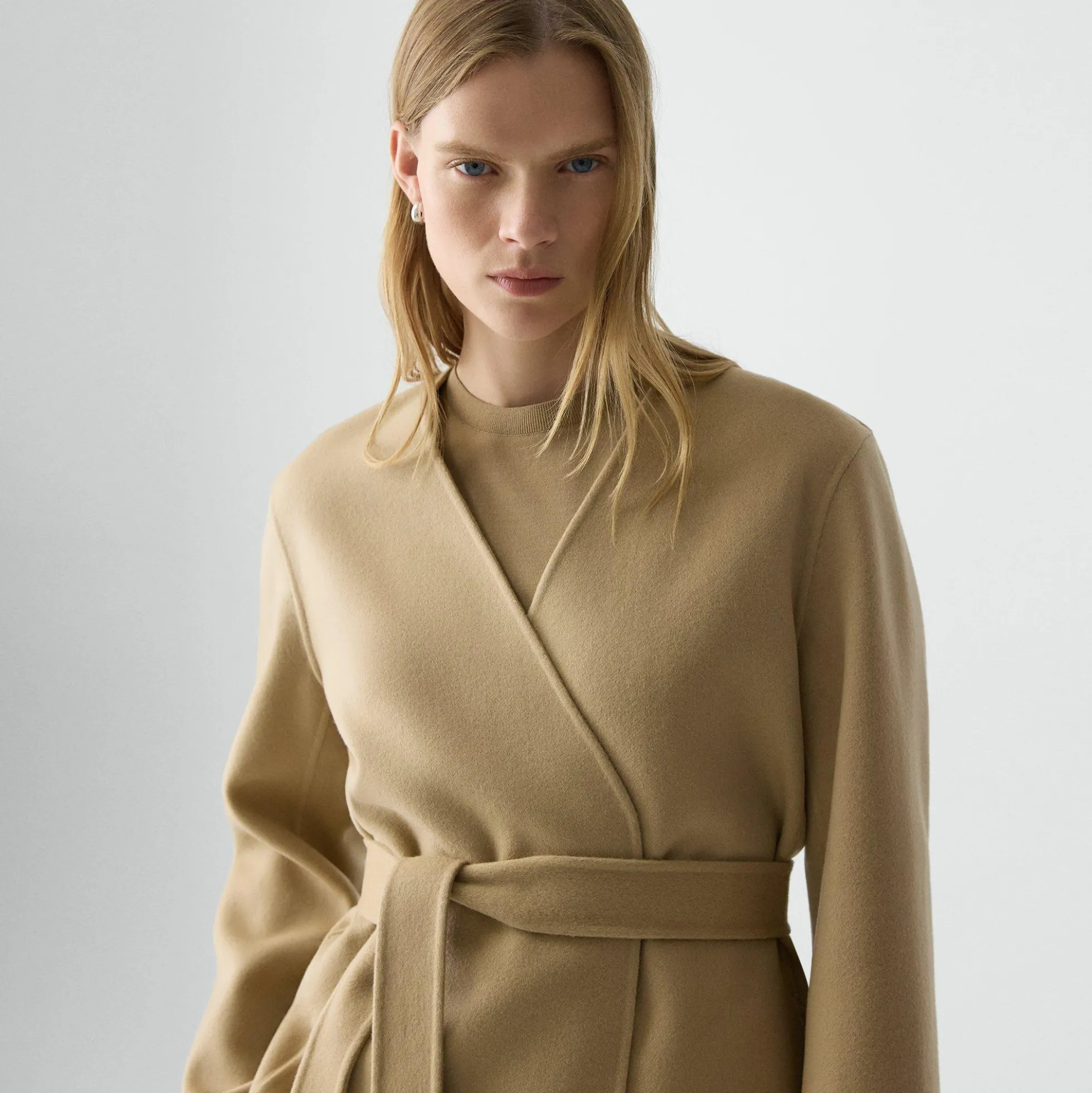 Cardigan Jacket in Double-Face Wool-Cashmere