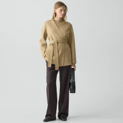 Cardigan Jacket in Double-Face Wool-Cashmere