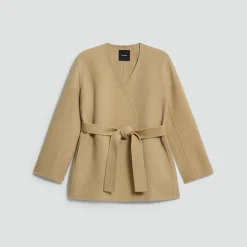 Cardigan Jacket in Double-Face Wool-Cashmere