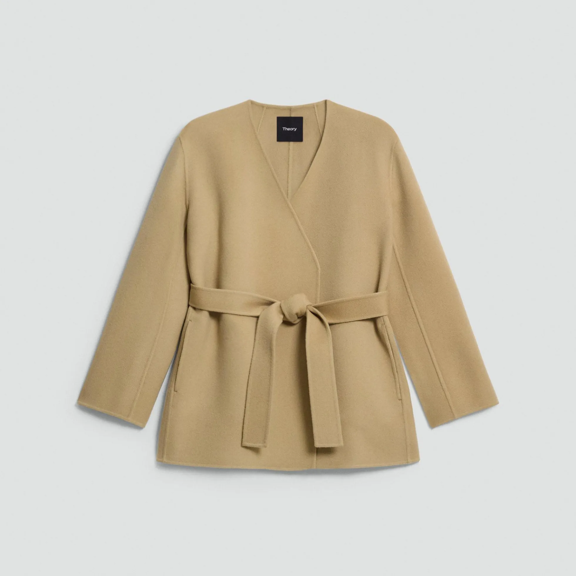 Cardigan Jacket in Double-Face Wool-Cashmere