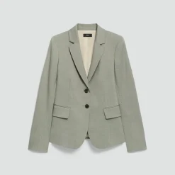 Carissa Blazer in Wool Gabardine