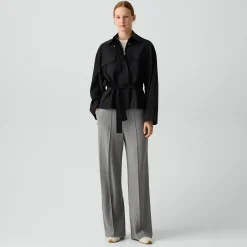 Cinched Flight Jacket in Good Wool