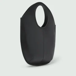 Circle Tote Bag in Leather