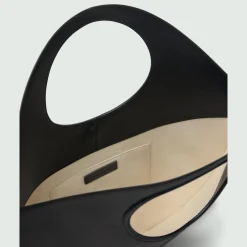 Circle Tote Bag in Leather