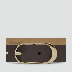 Classic Oblong Belt in Leather