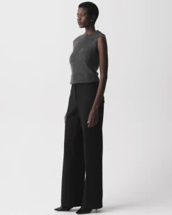 Classic Straight Pant in Knit Ponte