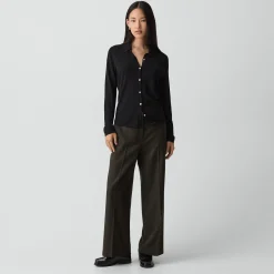 Classic Straight Pant in Sleek Flannel