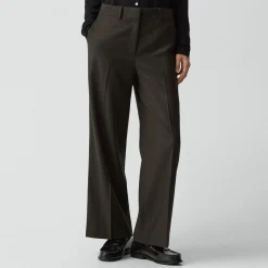Classic Straight Pant in Sleek Flannel