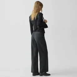 Classic Straight Pant in Sleek Flannel