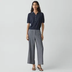 Classic Straight Pull-On Pant in Fluid Linen