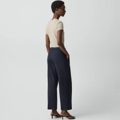 Classic Straight Pull-On Pant in Good Linen