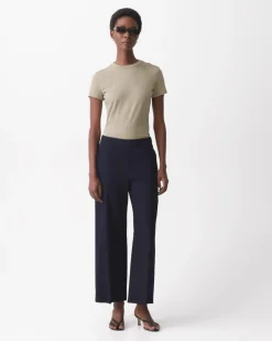 Classic Straight Pull-On Pant in Good Linen