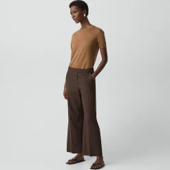 Classic Straight Pull-On Pant in Good Linen