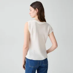 Cowl Neck Blouse in Silk Georgette