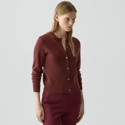 Crewneck Cardigan in Cashmere