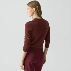 Crewneck Cardigan in Cashmere