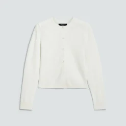 Crewneck Cardigan in Cashmere