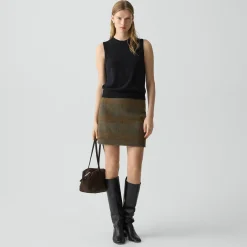 Crewneck Shell Top in Cashmere