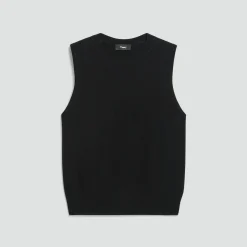 Crewneck Shell Top in Cashmere