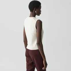 Crewneck Shell Top in Cashmere