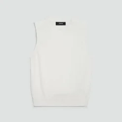 Crewneck Shell Top in Cashmere