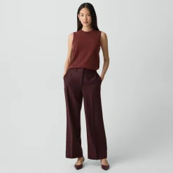 Crewneck Shell Top in Cashmere