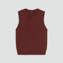 Crewneck Shell Top in Cashmere