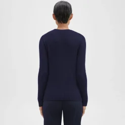 Crewneck Sweater in Feather Cashmere
