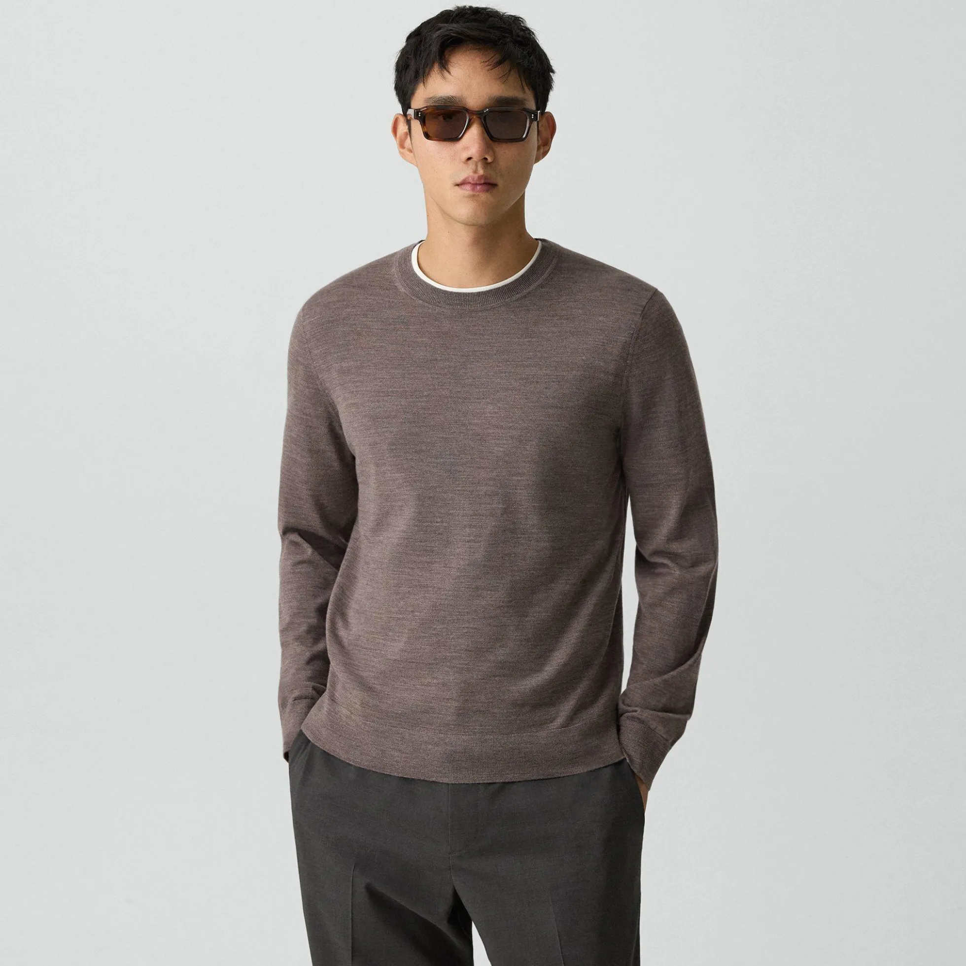 Crewneck Sweater in Regal Wool