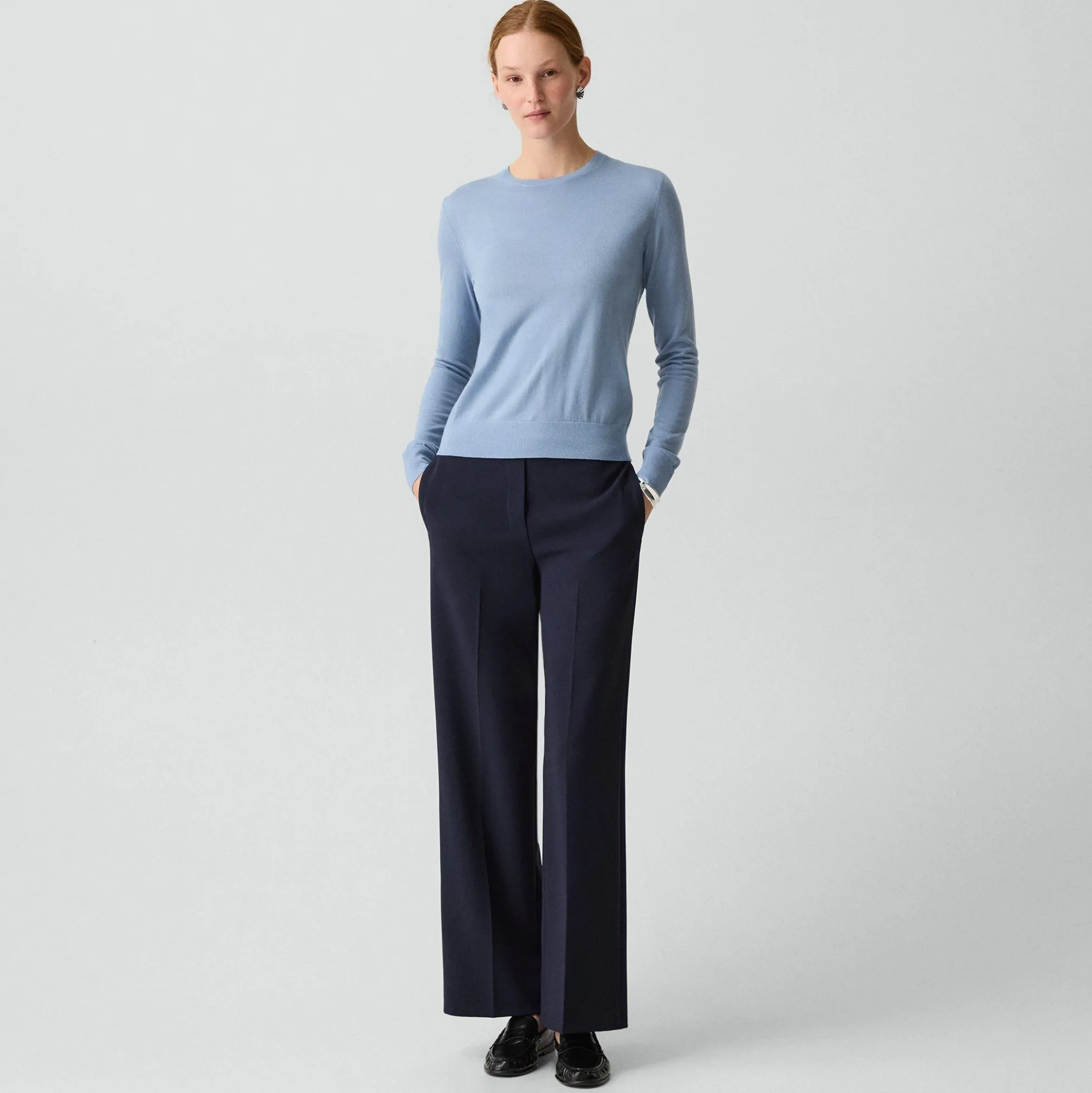 Crewneck Sweater in Regal Wool