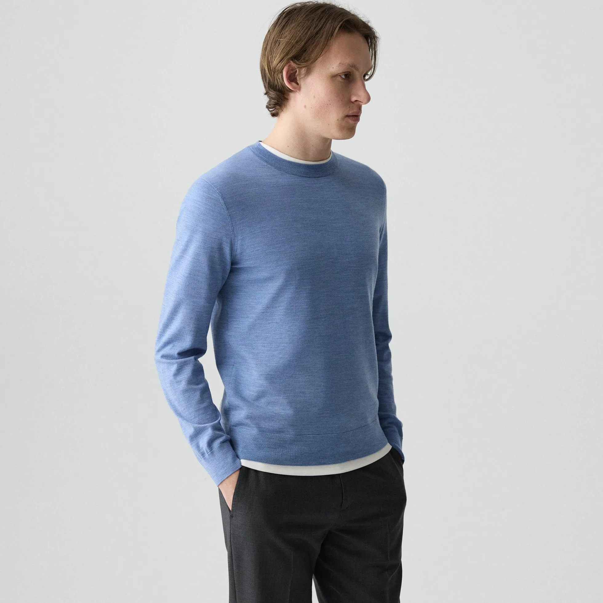 Crewneck Sweater in Regal Wool